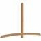 Ekena Millwork Bellingham Timber Gable Bracket, Western Red Cedar, 108"W x 63"H x 3 1/2"D x 3 1/2"F, 14/12 Pitch GBW108X63X0404BEL00SWR - alternate 4